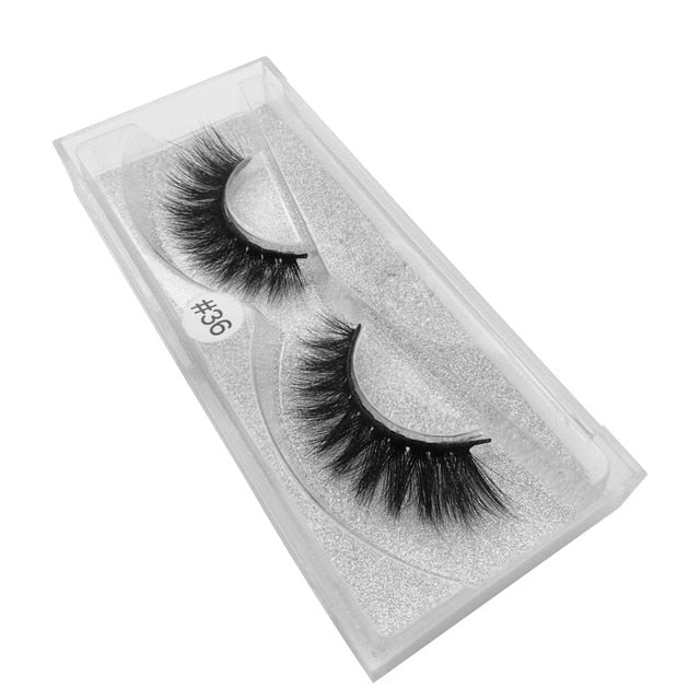 mink lashes natural false