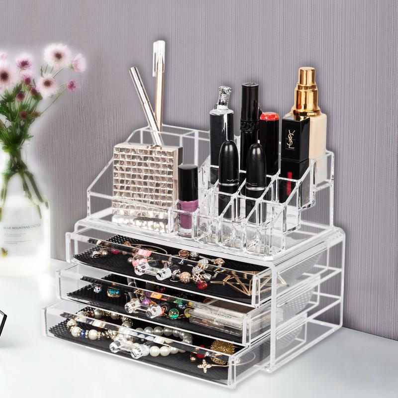 Clear Plastic Makeup Storage Case