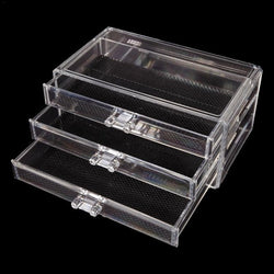 Clear Plastic Makeup Storage Case