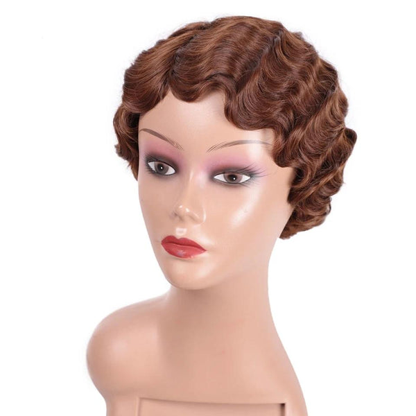 Short Curly Black Cute Wigs