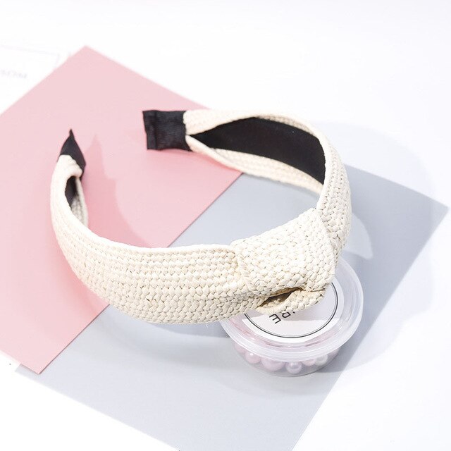 Handmade Straw Headband