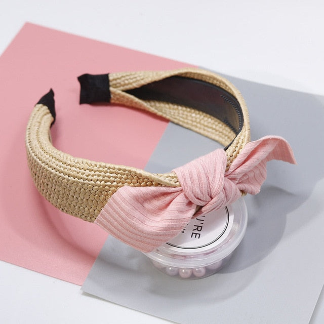 Handmade Straw Headband