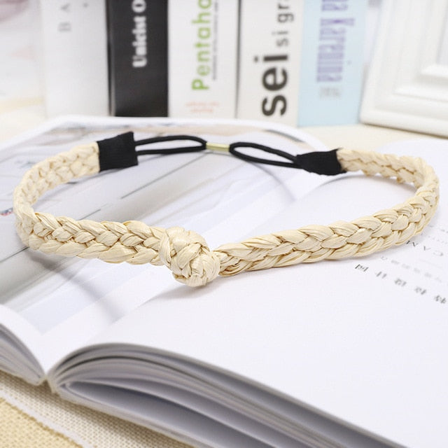 Handmade Straw Headband