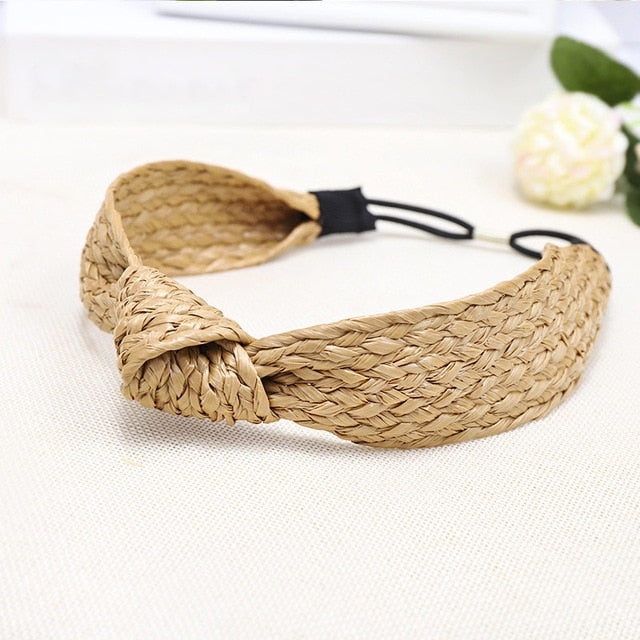 Handmade Straw Headband