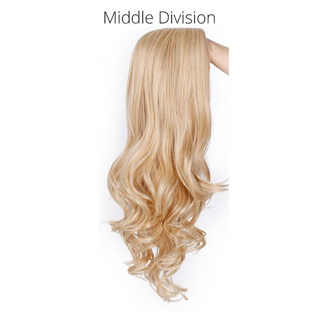 Long Wavy Blonde Wig