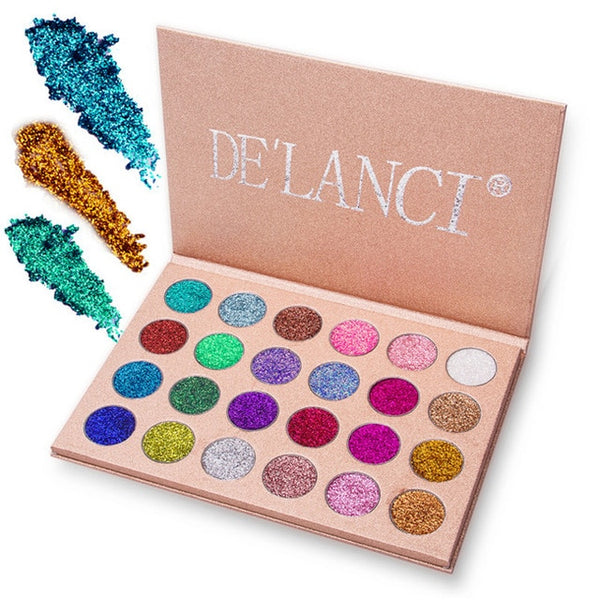 Colors Glitter Eyeshadow Pallete