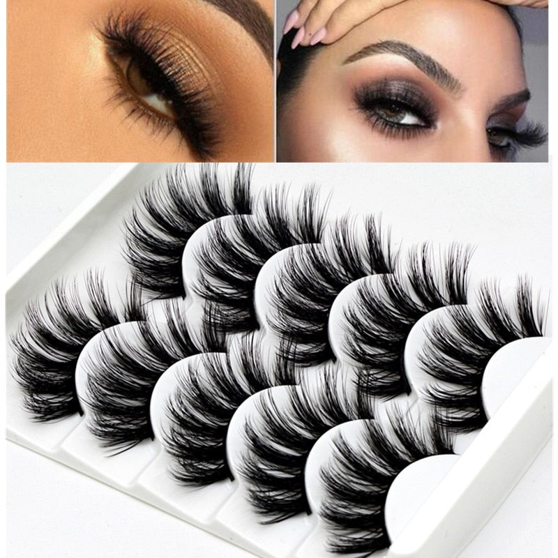 Handmade 3d mink lashes natural