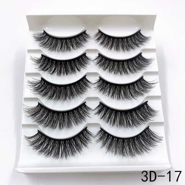 Handmade 3d mink lashes natural