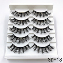 Handmade 3d mink lashes natural