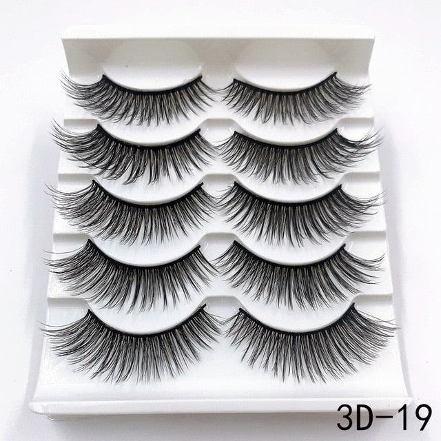 Handmade 3d mink lashes natural