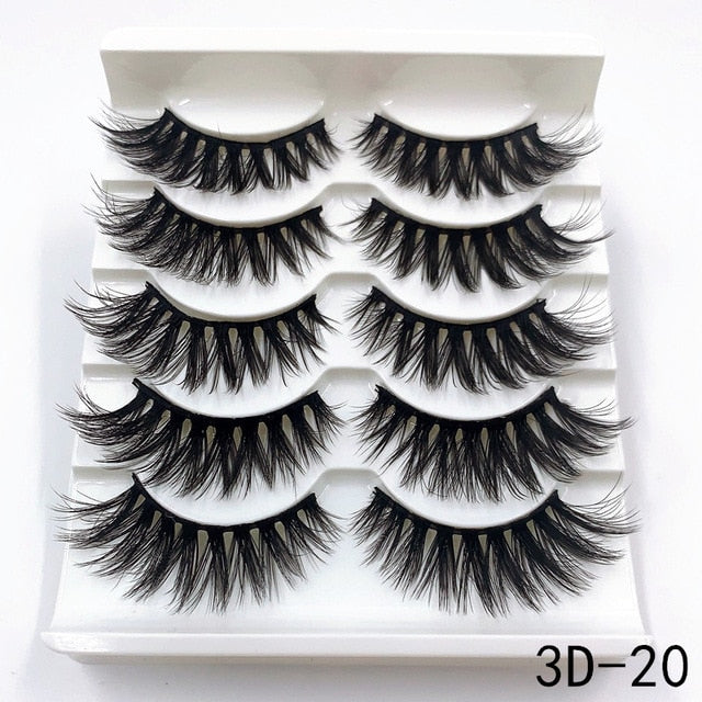 Handmade 3d mink lashes natural