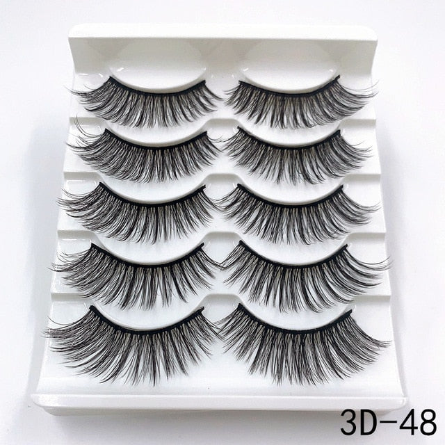 Handmade 3d mink lashes natural