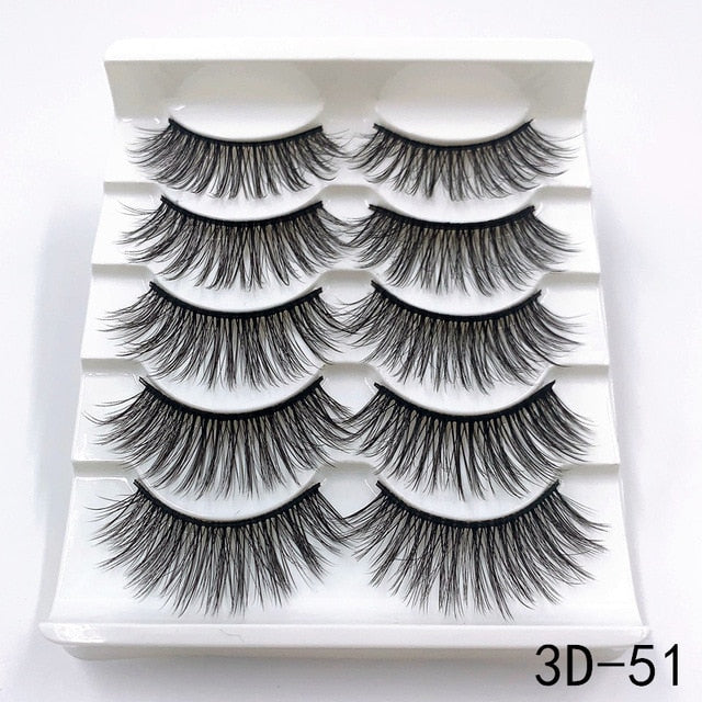 Handmade 3d mink lashes natural