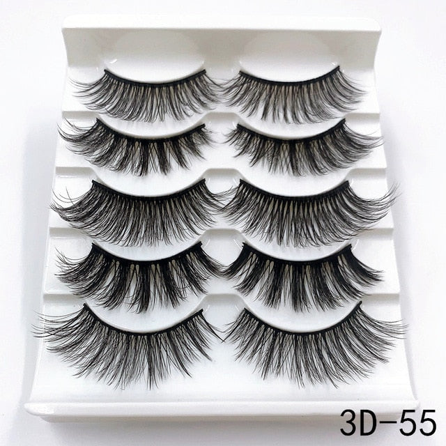 Handmade 3d mink lashes natural