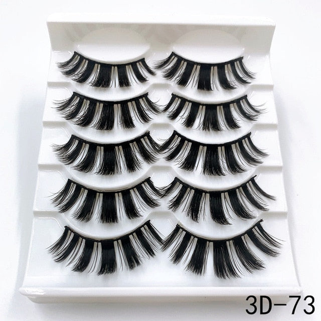 Handmade 3d mink lashes natural