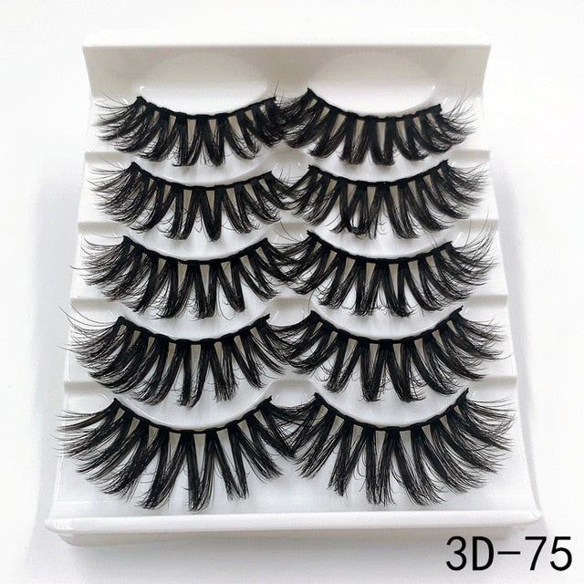 Handmade 3d mink lashes natural