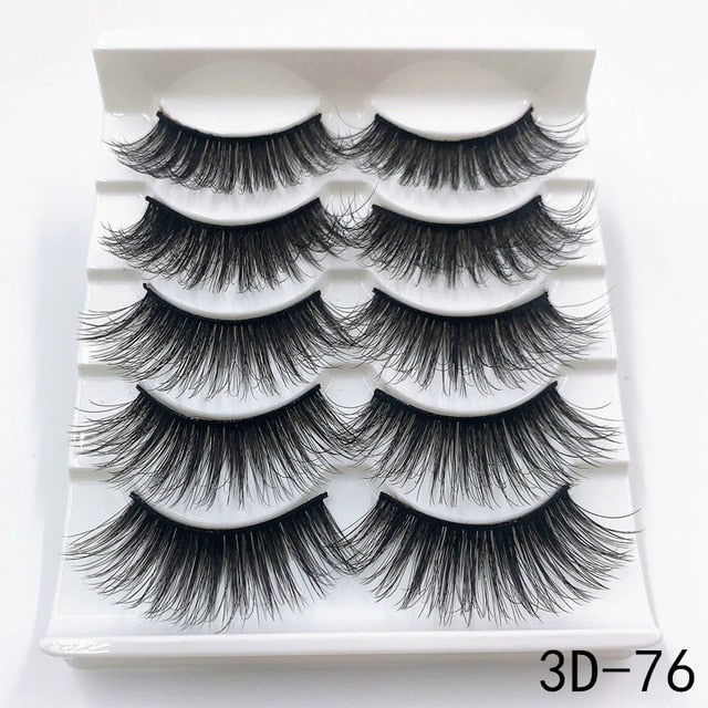 Handmade 3d mink lashes natural