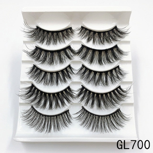 Handmade 3d mink lashes natural