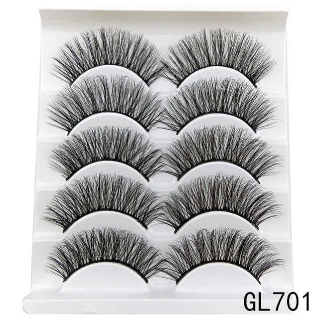 Handmade 3d mink lashes natural