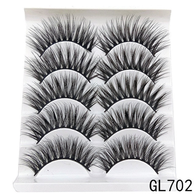 Handmade 3d mink lashes natural