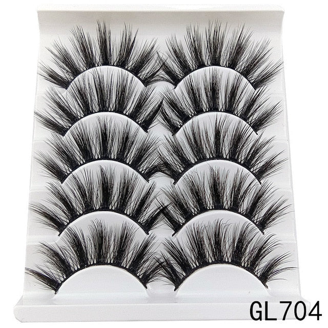 Handmade 3d mink lashes natural