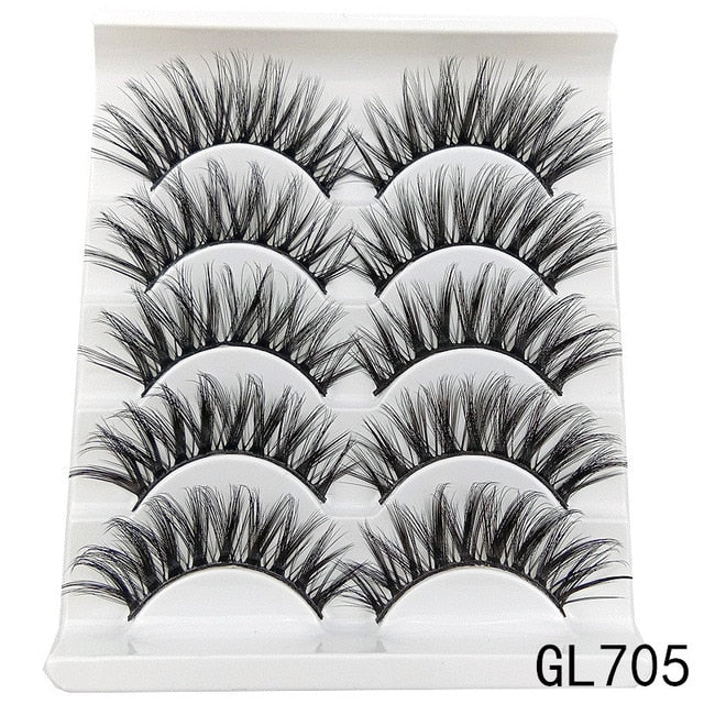 Handmade 3d mink lashes natural