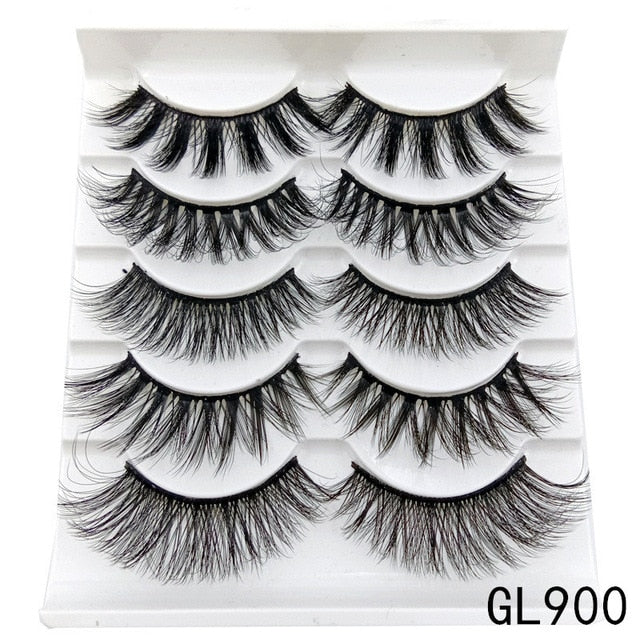 Handmade 3d mink lashes natural