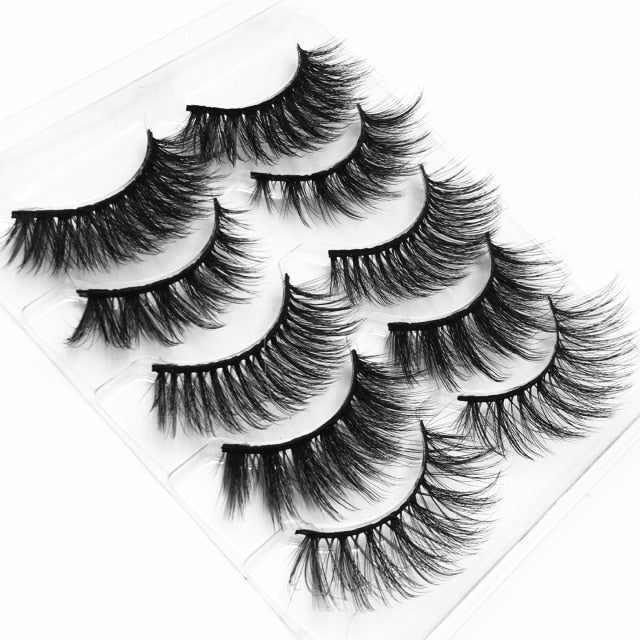 Handmade 3d mink lashes natural