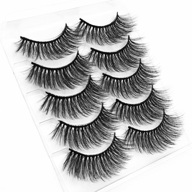 Handmade 3d mink lashes natural