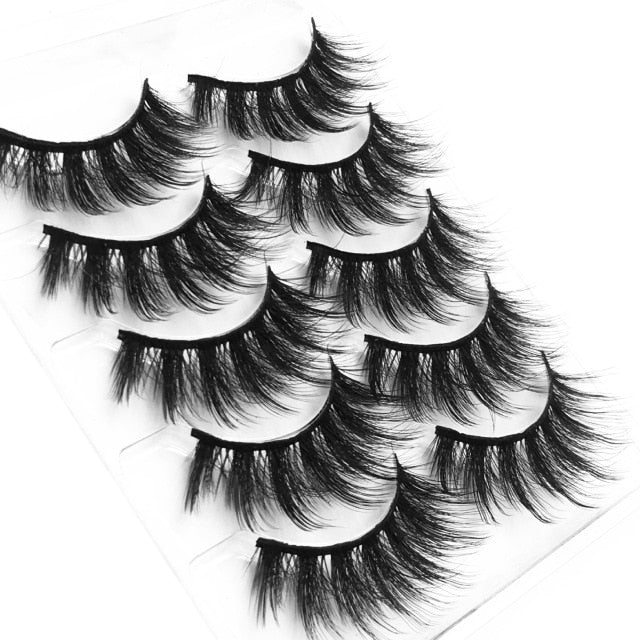 Handmade 3d mink lashes natural