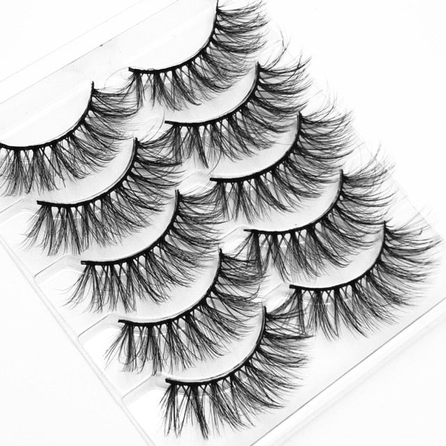 Handmade 3d mink lashes natural