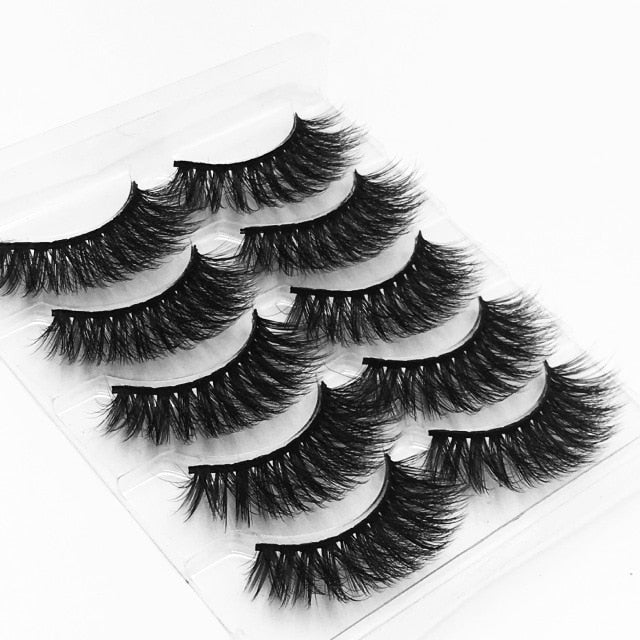 Handmade 3d mink lashes natural