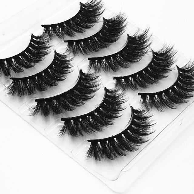 Handmade 3d mink lashes natural