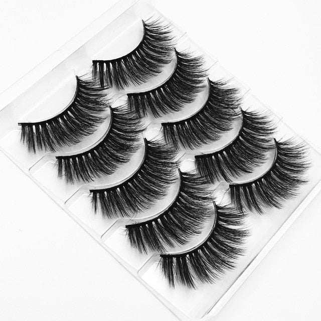 Handmade 3d mink lashes natural