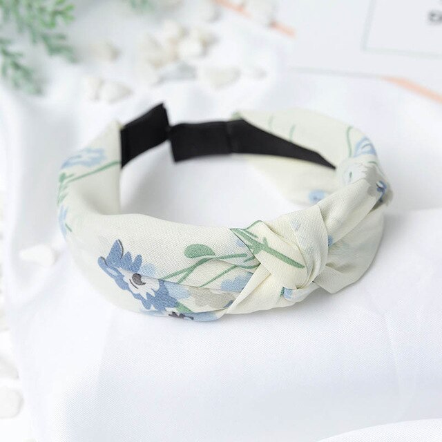 Polka Dot Floral Headband