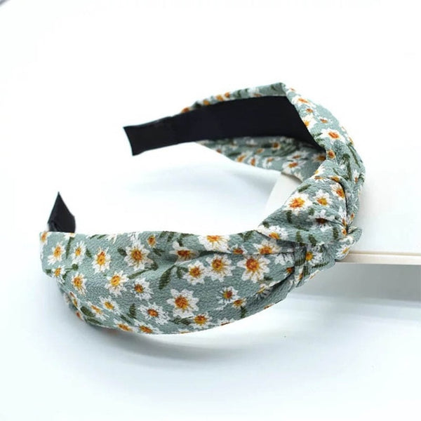 Polka Dot Floral Headband