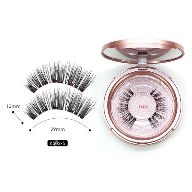 Magnetic False Eyelashes Natural