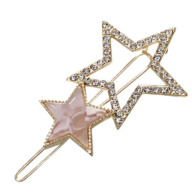 Women'S Pentagram Bangs Hair Clip